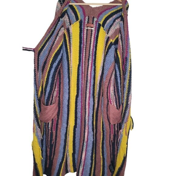 Anthropologie Pilcro Dreamer Striped Duster Sweater Size XS/S - Picture 11 of 11